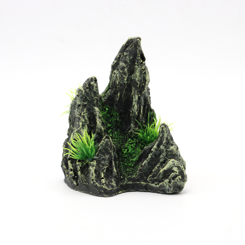 魚缸假山造景 仿真青龍石山谷空靈秘境骨架擺件 水族造景假山