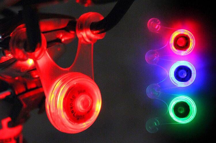 Bicycle Cushion Tail Light Safety Warning Silicone Light Night Ride Frog Light Hot Wheel Flashing Small Hanging Light
