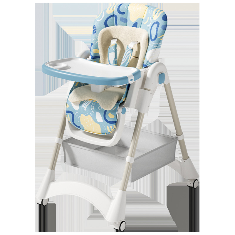 Children's dining chair foldable adjustable backrest baby dining chair baby reclining multifunctional dining chair dining chair