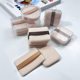 The third generation of big-name flat for high density short velvet ultra-thin rectangular makeup powder cake air cushion double-sided flocking powder puff