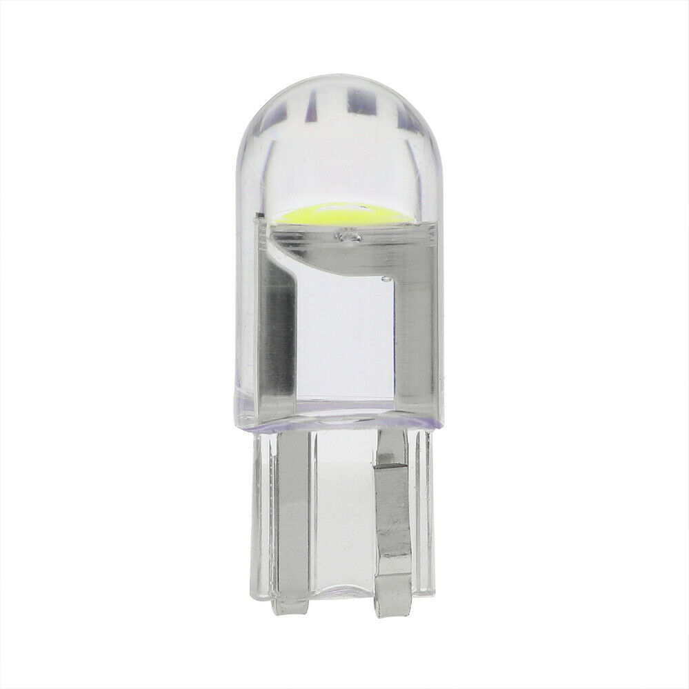 Car width indicator light T10 crystal transparent integrated LED car light COB highlight W5W license plate light reading light