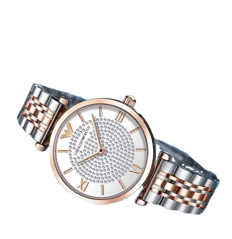 2023 Xiangshi man fashion starry watch women's niche AMORA waterproof stainless steel belt Women's bowl watch