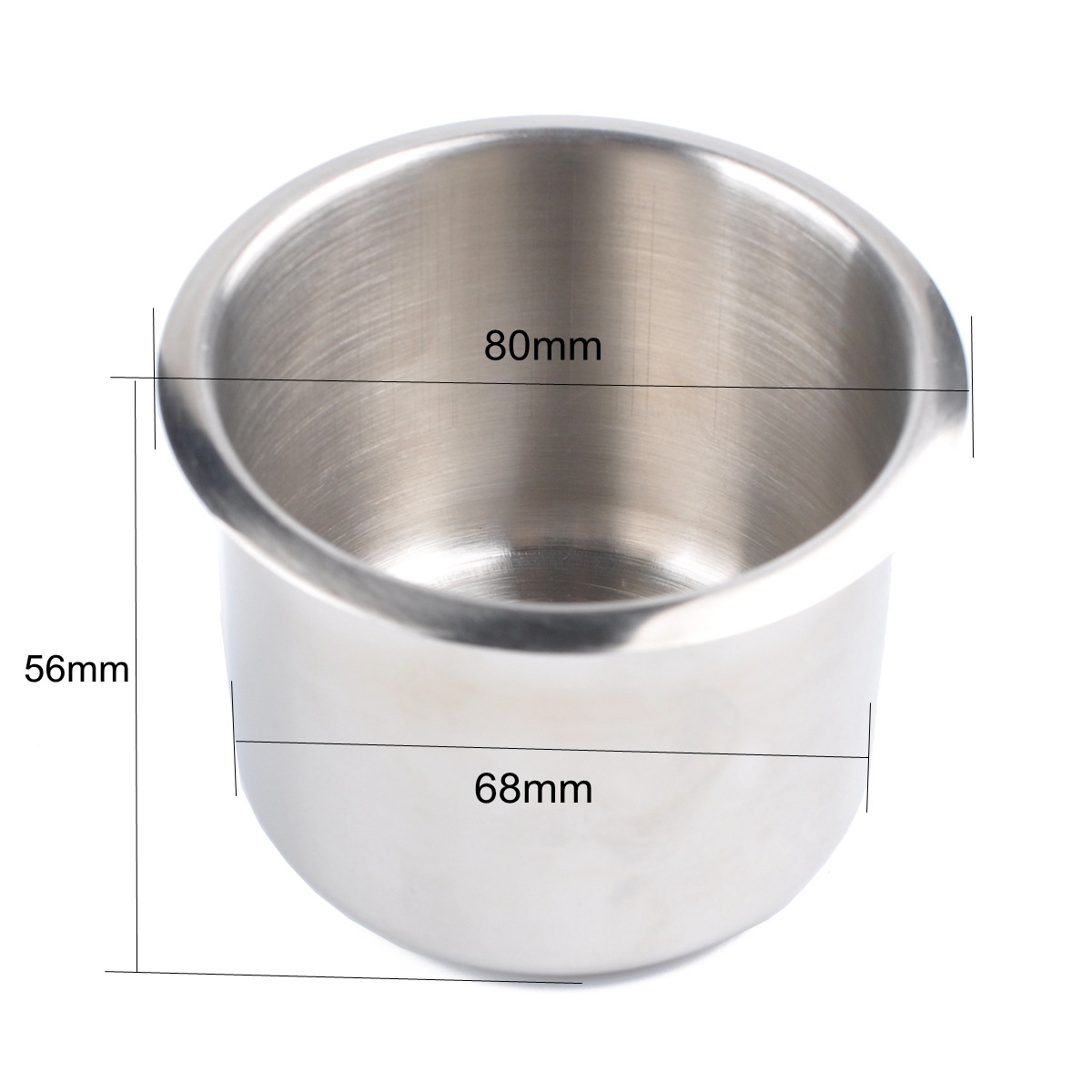 Ship accessories stainless steel cup holder Yacht Marine modification 6.8 * 5.5CM beverage rack with drainage