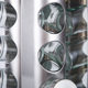 Cross-border Kitchen Supplies Rotating Seasoning Rack Household Rotating Seasoning Tank Stainless Steel Iron Spice Storage Seasoning Box Set