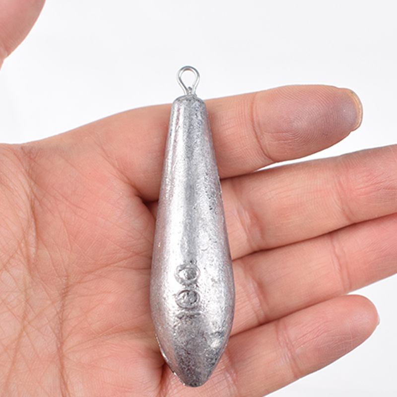Fishing Gear Small Accessories Willow Leaf Lead Pendant with Ring String Hook Lead Tuo Willow Leaf Fishing Pendant Water Drop Lead Pendant Foot G Willow Leaf Shape Lead Pendant