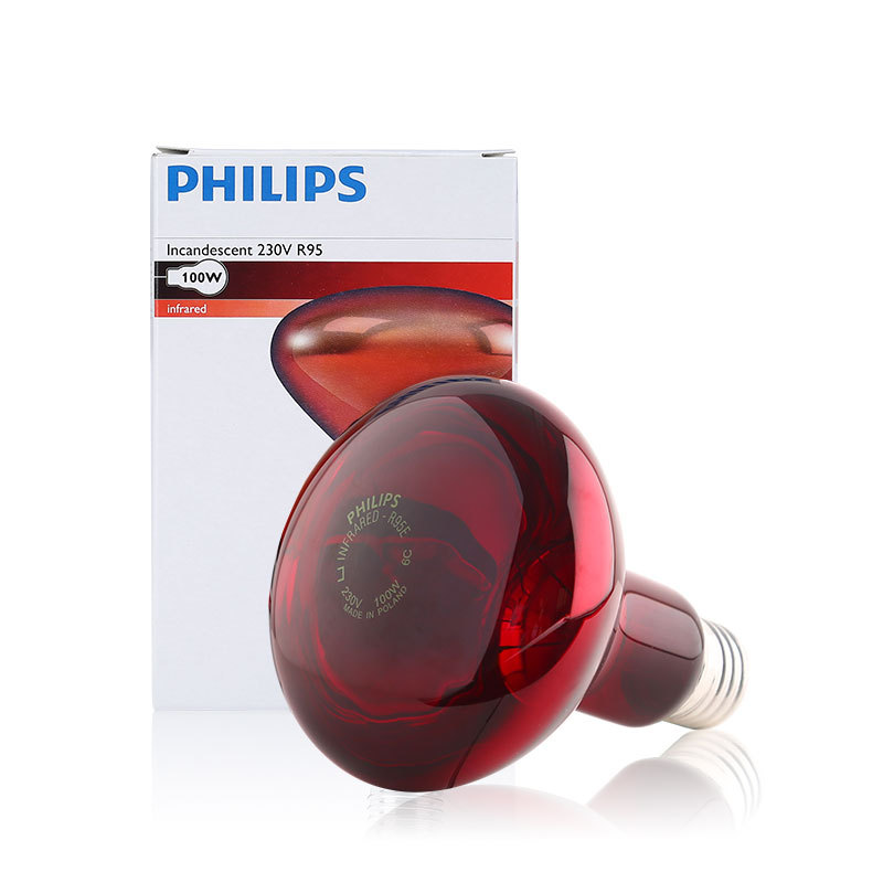 Philips infrared physiotherapy electric baking bulb Kefu crane Health Center magic lamp physiotherapy instrument household warm bulb