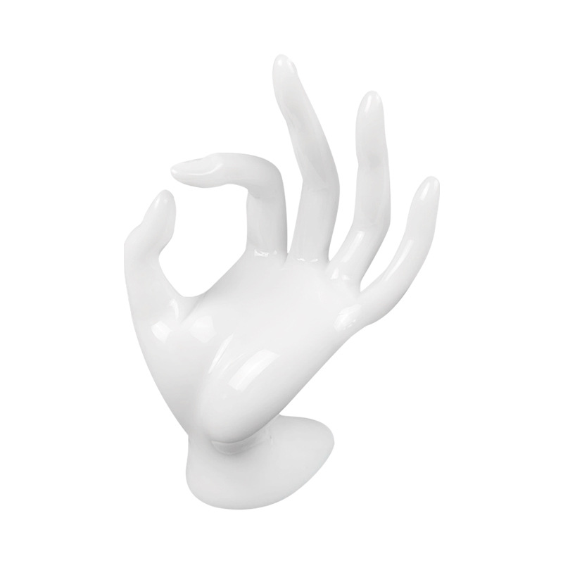 Creative OK hand ring display rack jewelry shop display rack jewelry rack hand model props counter display ornaments