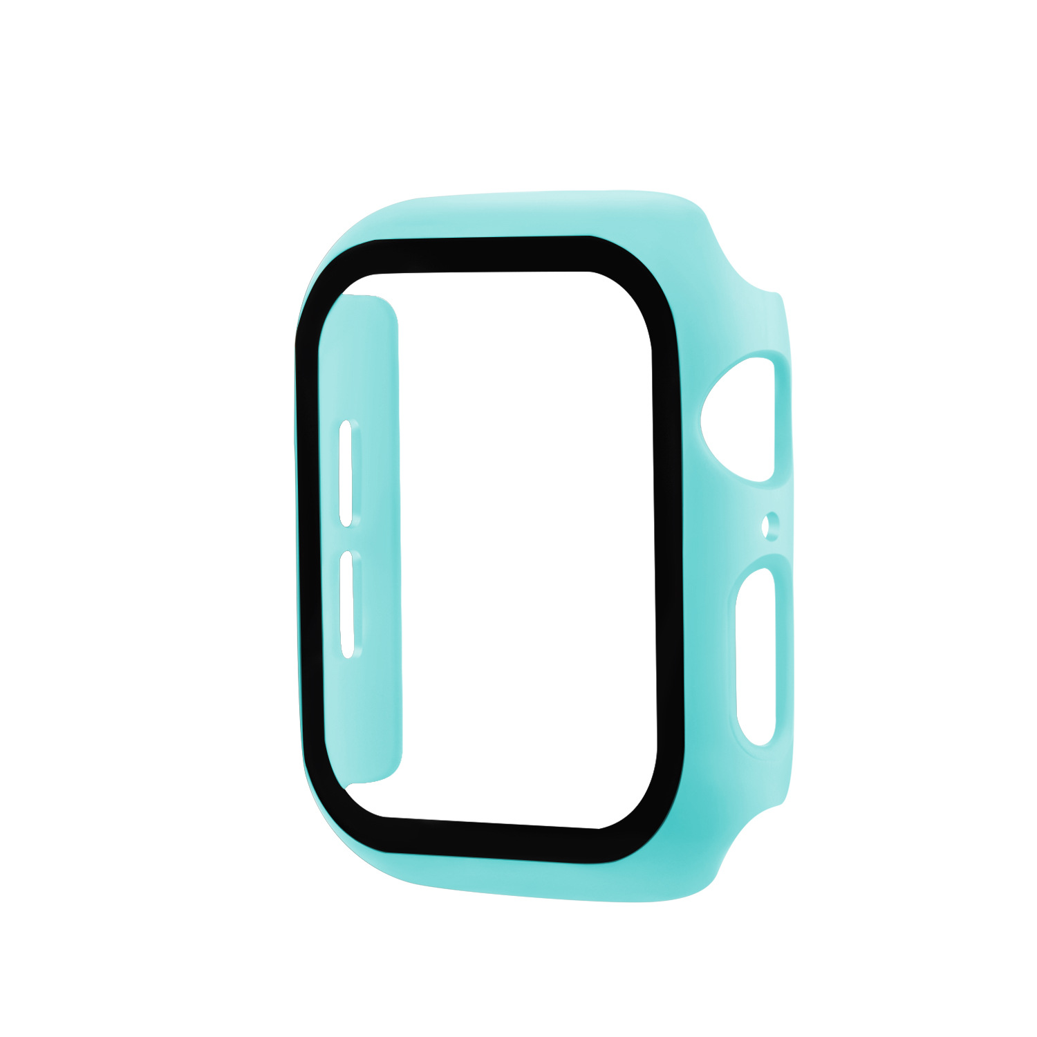 Для Apple Watch чехол iwatch 7/SE/6/5/4321 защитный чехол PC + закаленная пленка интегрированный защитный чехол