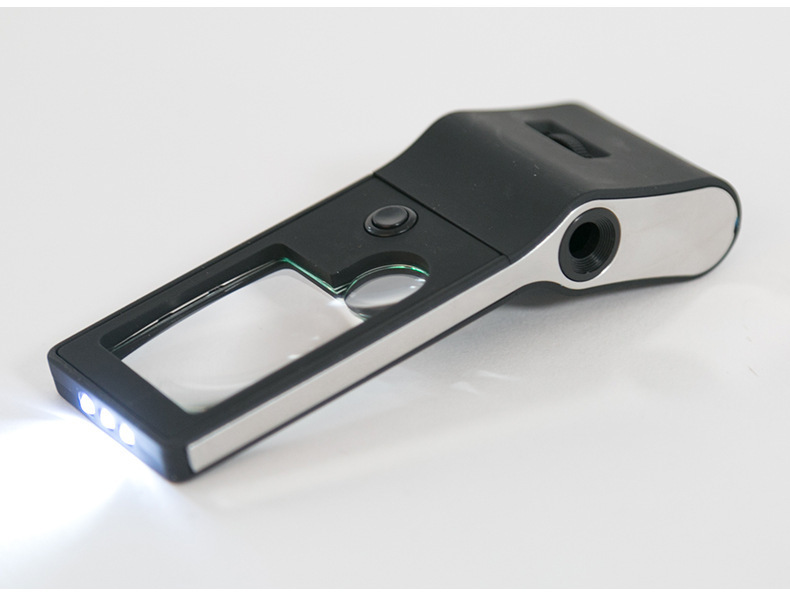 TH-515 multi-function mobile phone type portable magnifying glass with light money detector reading identification New