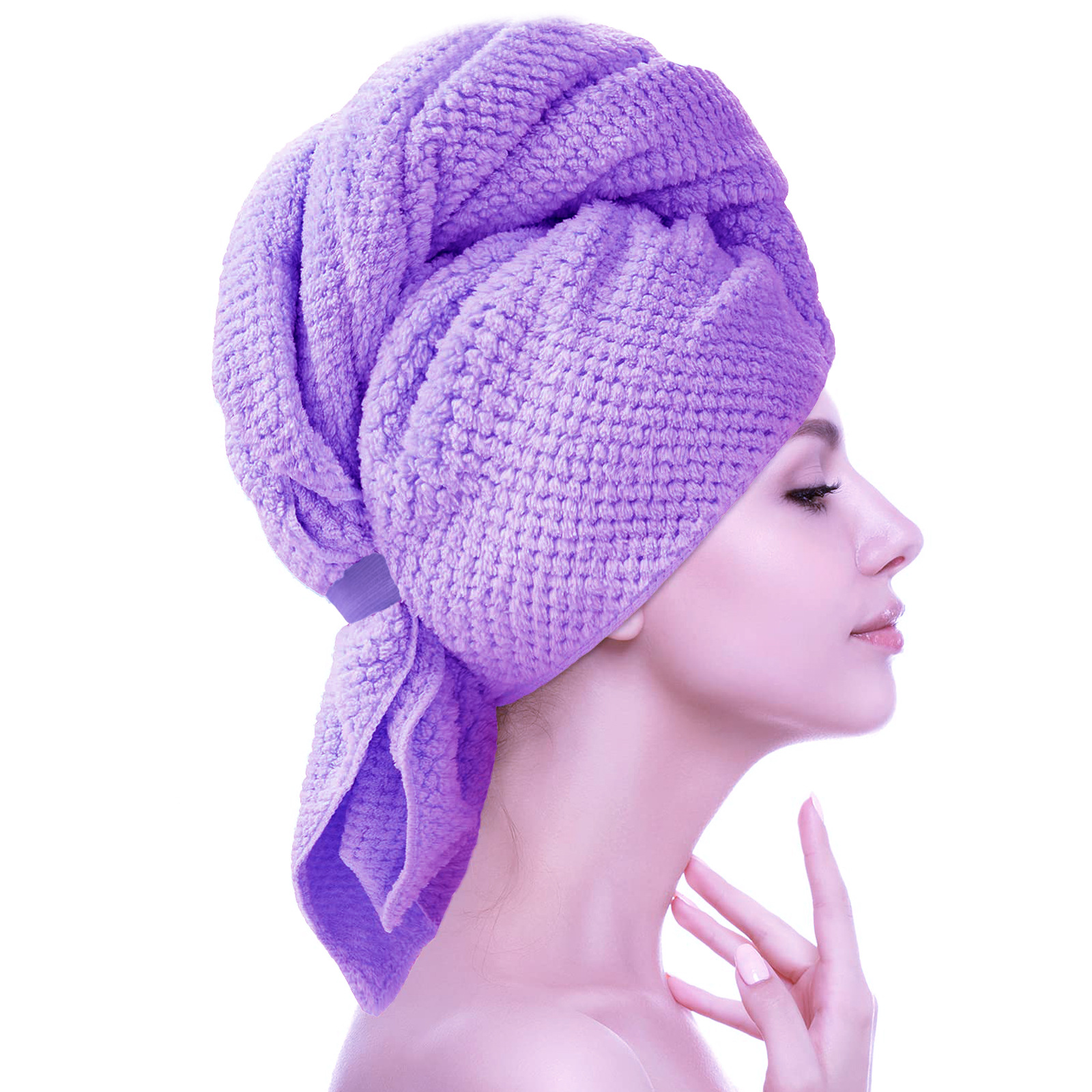 Hair drying cap wholesale coral fleece hair drying towel quick-drying thickened hotel children's bathroom towel bath towel
