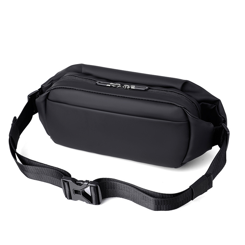 Men's Waist Bag Crossbody Bag Running Multifunctional Chest Bag Sports Casual Shoulder Bag Waterproof Mobile Phone Waist Bag Men's Bag