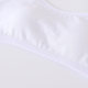 Cotton Student Underwear Bra Fixed Cup Wrapped Chest with Chest Pad Tube Top Development Period Anti-running Light Solid Color Underwear for Women