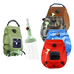 Outdoor 20L solar hot shower bag Amazon hot sale portable shower bag camping shower water bag