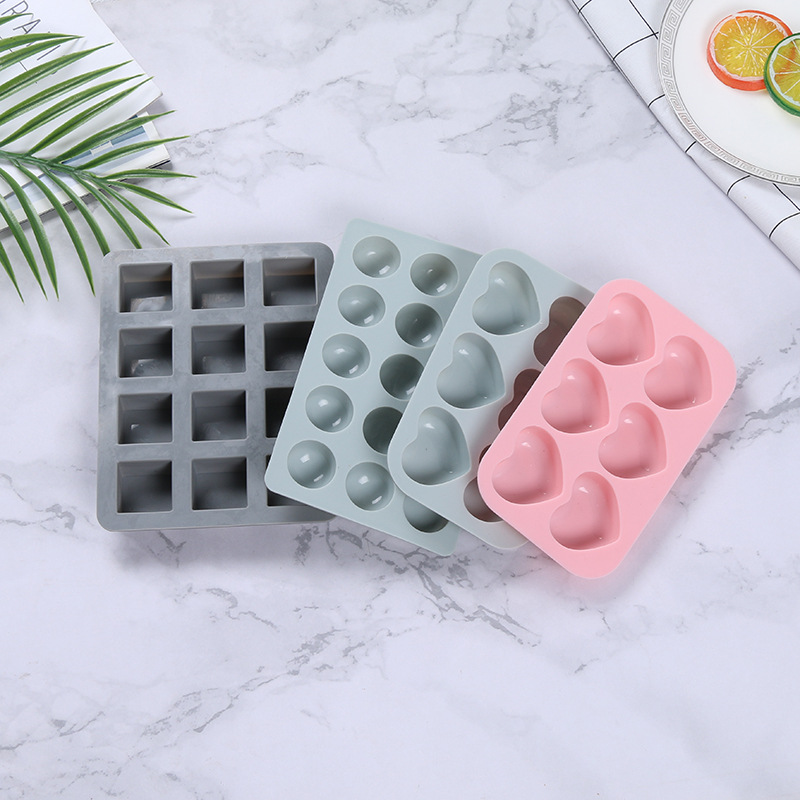 Factory 6 even love mousse silicone mold Valentine's Day chocolate cake mold DIY handmade baking wholesale