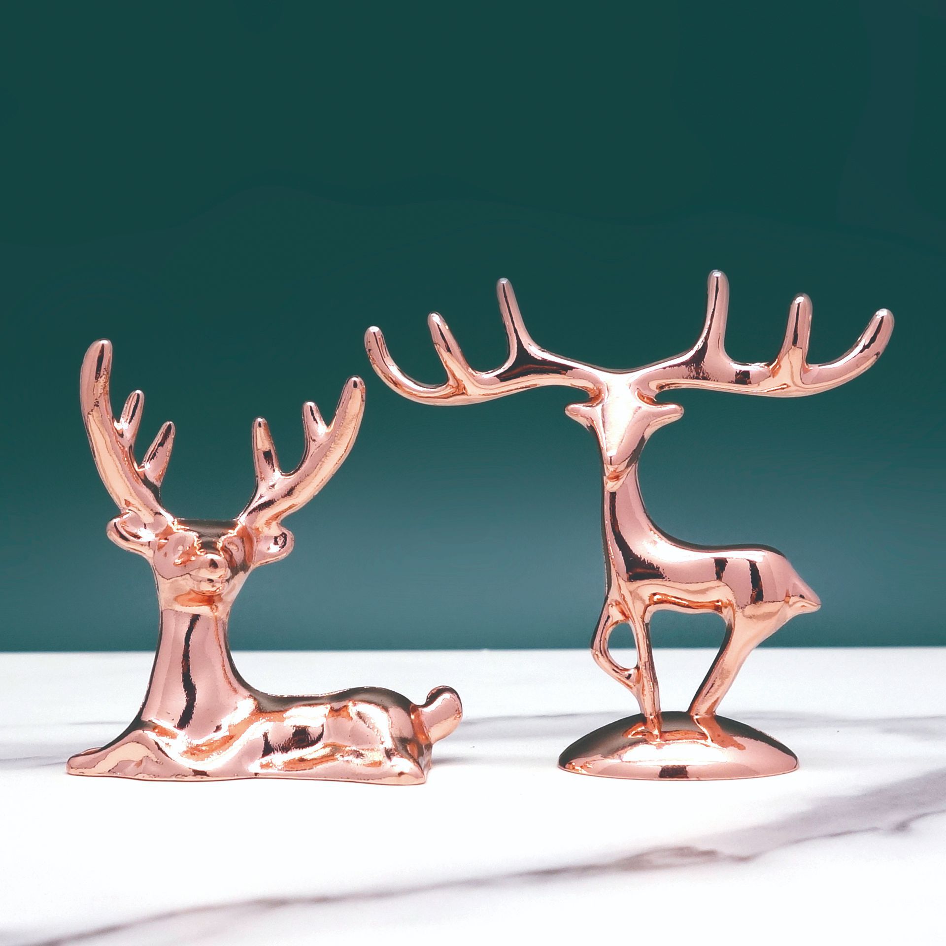 Fruit Plate Handle Accessories Creative Light Luxury Elk Ornaments Candy Box Lid Handle Home Handmade Lighting Accessories