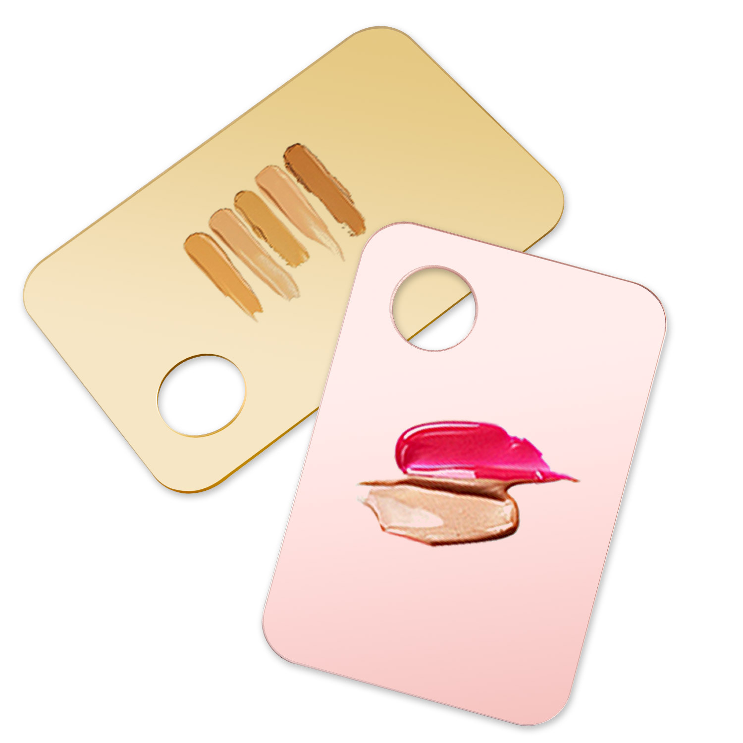 New Color Makeup Palette Makeup Foundation Liquid Color Bar Makeup Nail Tools Oil Paint Hand Painting Board