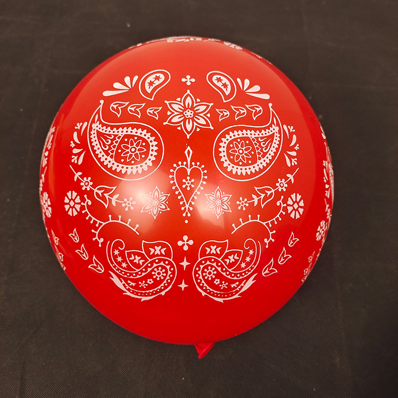 12 inch Cowboy Festival Balloon Calgary Stampede party decoration balloon Western cowboy latex balloon