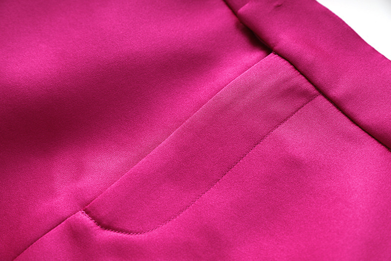 High-end French Retro Spring and Summer Sanding Bright Noodles Niche Design Suit Jacket Vest Skirt Three-piece Set_voghion.com