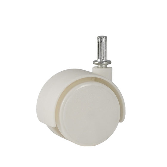 Caster universal wheel 1 inch 1.5 inch furniture pp nylon caster plastic appliances PU silent white wheel nylon
