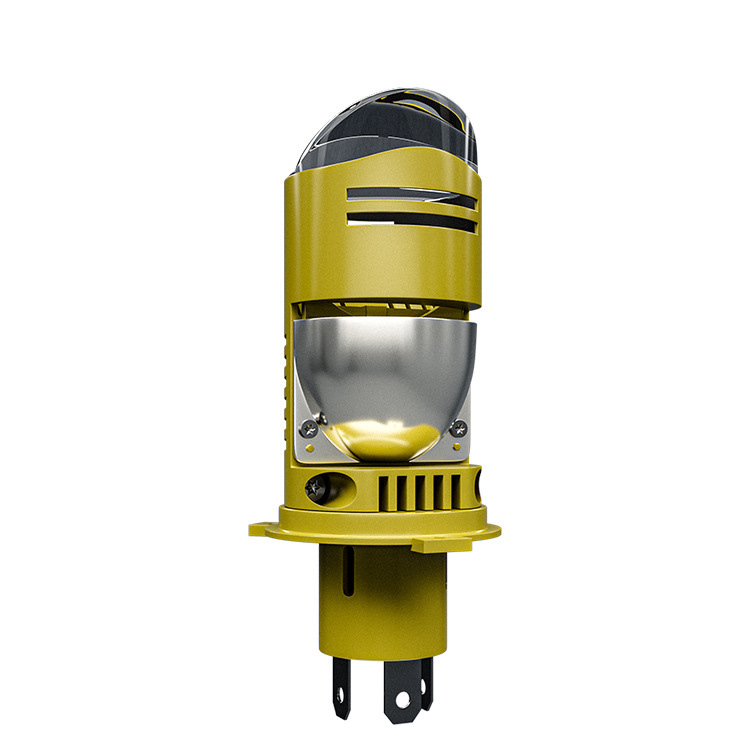 M01J direct plug-in bright H4 double lens car led headlight motorcycle spotlight dual light far and near integrated front