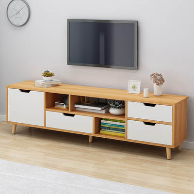 TV Cabinet Coffee Table Combination Modern Simple Nordic Living Room Small Apartment Bedroom Master Bedroom High Simple TV Cabinet