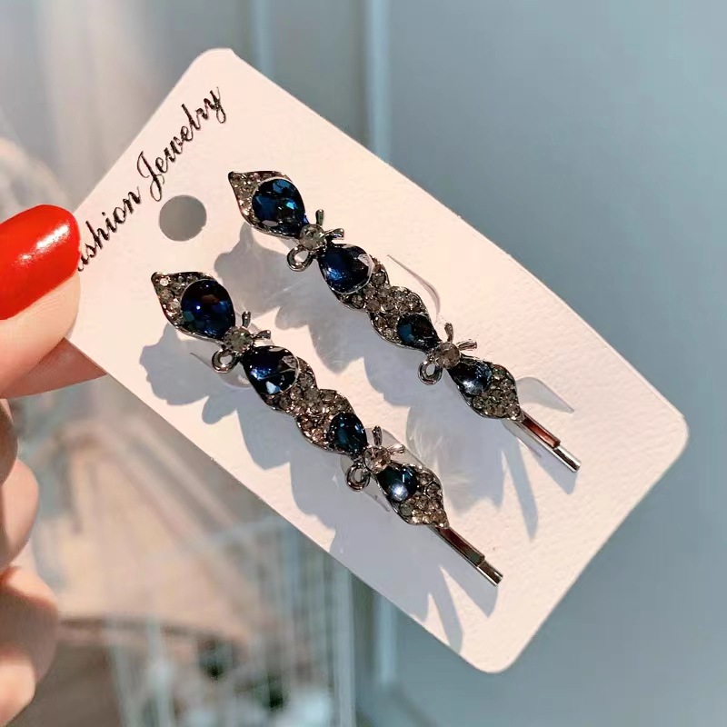 2023 Simple Hair Accessories Clip Elegant Horizontal Clip Back Head Top Clip Imitation Pearl Korean Hairpin Pony Tail Hairpin