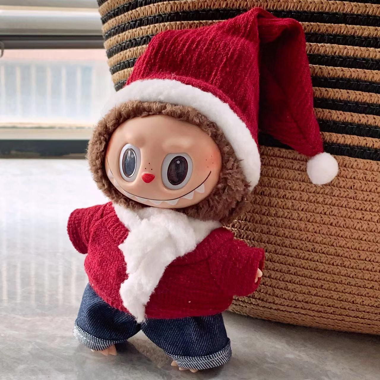 Only clothes] Christmas second generation blind box Labubu clothes Labubu standing posture sitting party series baby clothes adorable