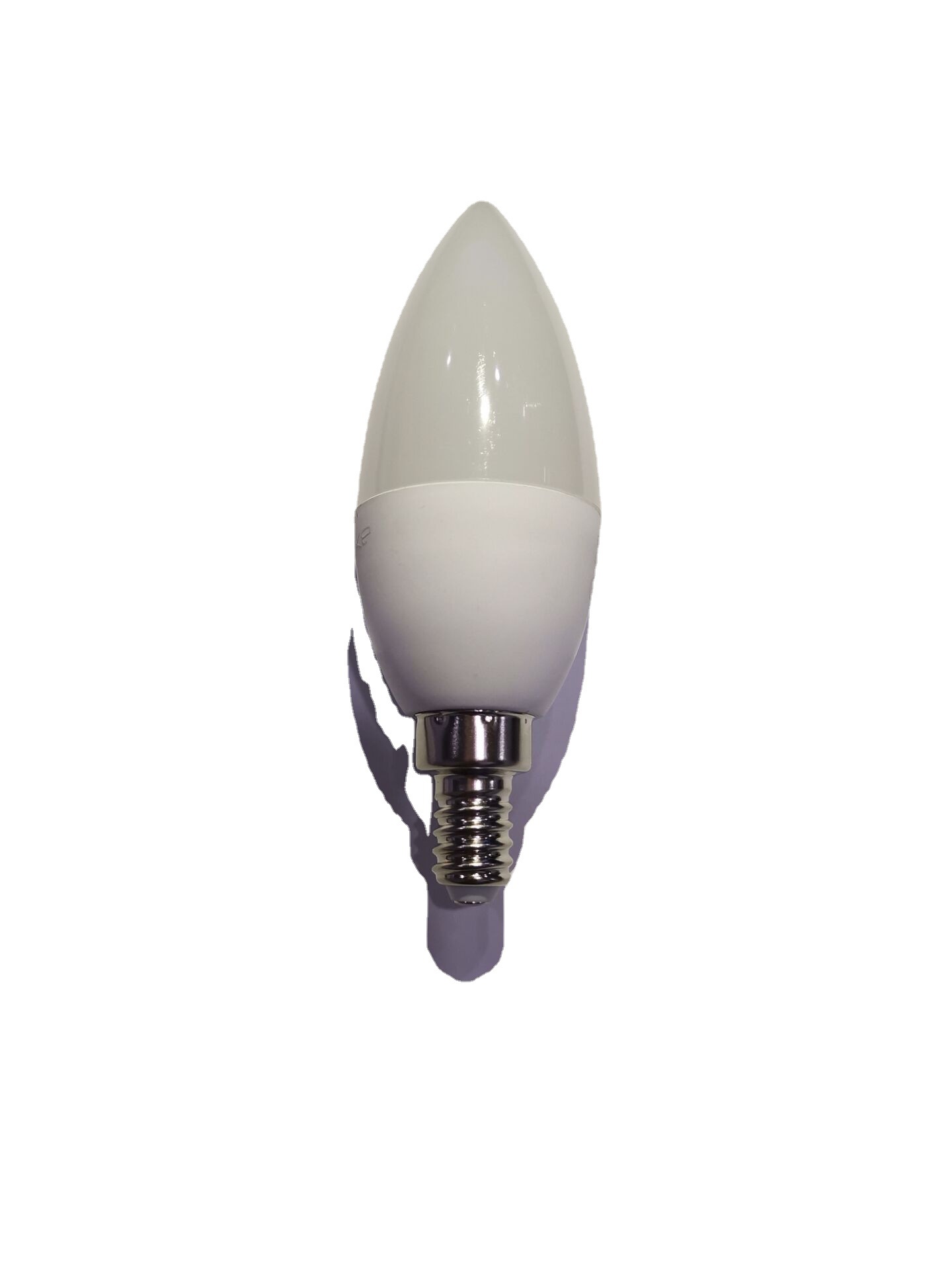 Crazy purchase plastic bag aluminum candle lamp pointed bulb lamp head dimmable CE certification San'an Photoelectric LED chip C37