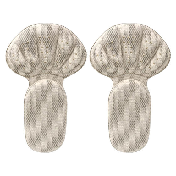 Two-in-one heel stick anti-drop heel anti-wear foot half-size insole women's leather shoes big change small artifact foot grinding post wholesale