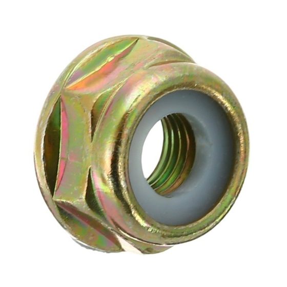 Lawn mower accessories counter-thread nut working head nut gasoline lawn mower universal screw brush cutter pressure plate manufacturer