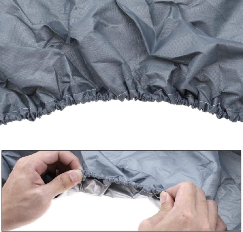 Outdoor kayak cover waterproof sunscreen UV protection canoe protective cover in stock wholesale Oxford cloth silver coated