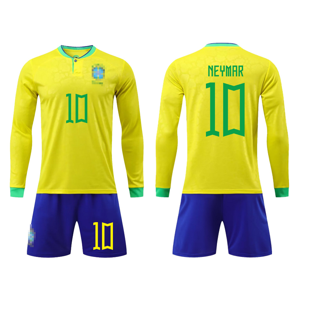 2024 Football Shirt T-Shirt Cross Border Liverpool Suit Miami Men's Long Sleeve Football Suit Training Suit Messi Customized