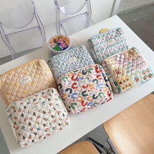 26278 Han Feng Fresh Floral Cosmetic Bag Coin Purse Female Student Multifunctional Storage Bag Clutch Bag