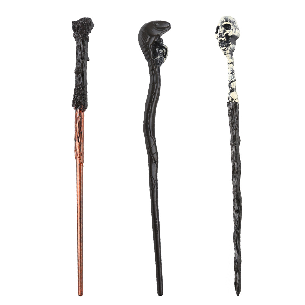 Harry Potter Wand Hermione Magic Wand Cross-border Halloween Luminous Music Scepter Voldemort Wand Props
