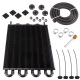 8 rows-Black