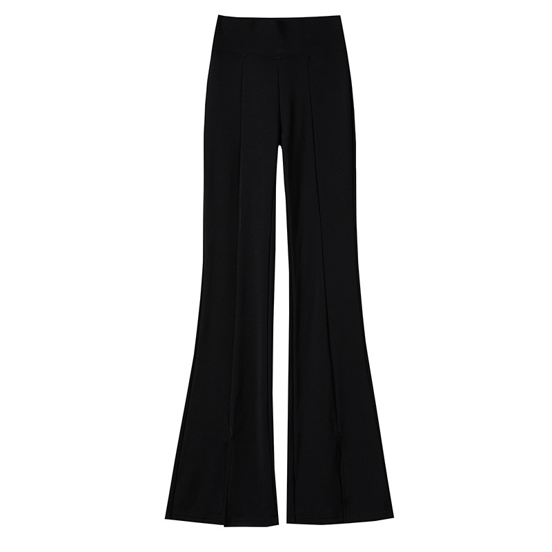 Women's Spring and Autumn New Slimming Floor-mopping Flared Pants Ankle-length Pants Summer Thin Suit Pants for Small Men