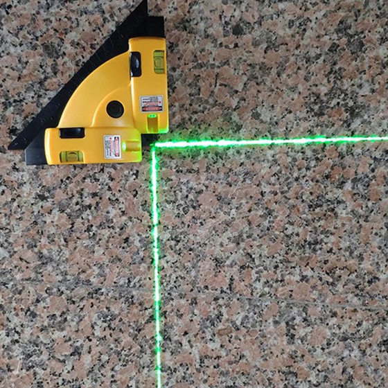 Green laser right angle level wall tile 90 degree laser line right angle line instrument tile right angle line instrument