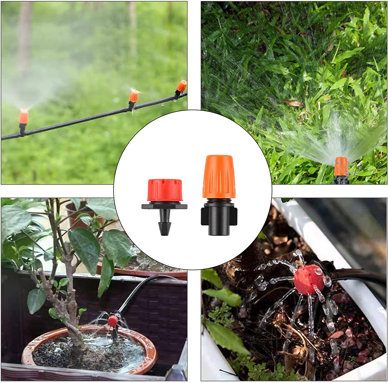Amazon explosions 164ft adjustable dripper diy automatic watering watering water device automatic drip watering magic