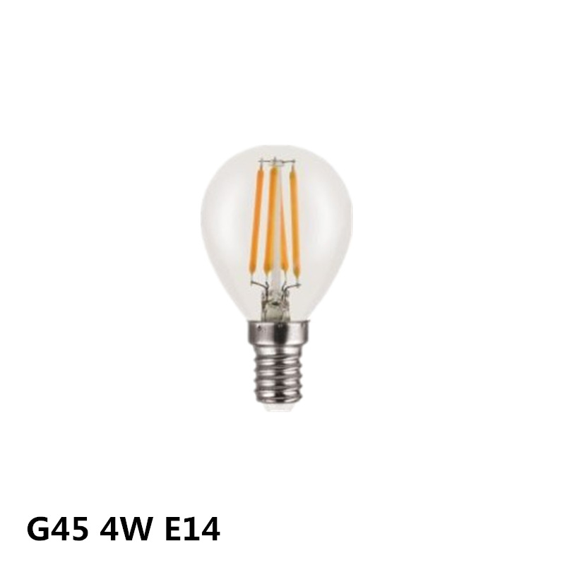 G45led лампочка накаливания оптом E27 декоративная лампочка Эдисона ретро лампочка креативная стеклянная вольфрамовая лампа накаливания