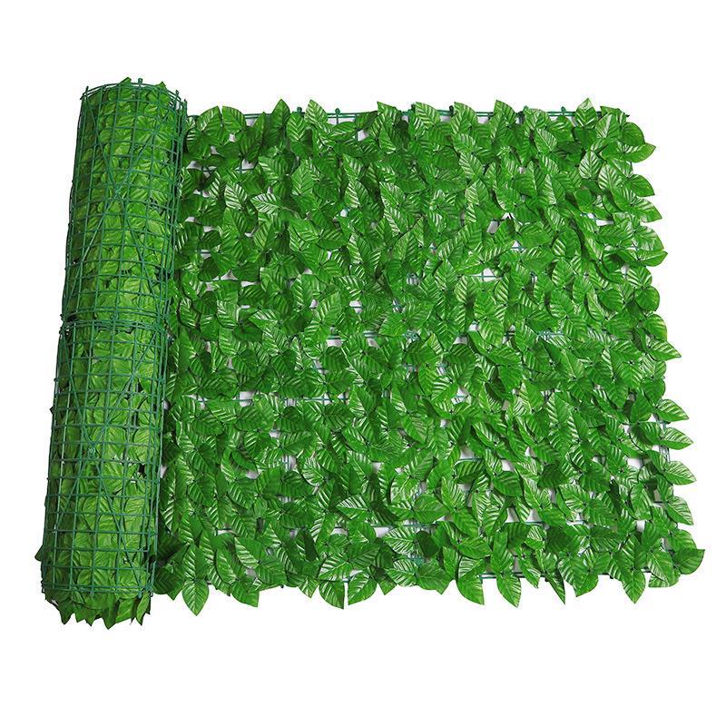 Simulation Fence Leaf Fence Artificial Fence Net Simulation Plant Green Leaf Decorative Fence Fence