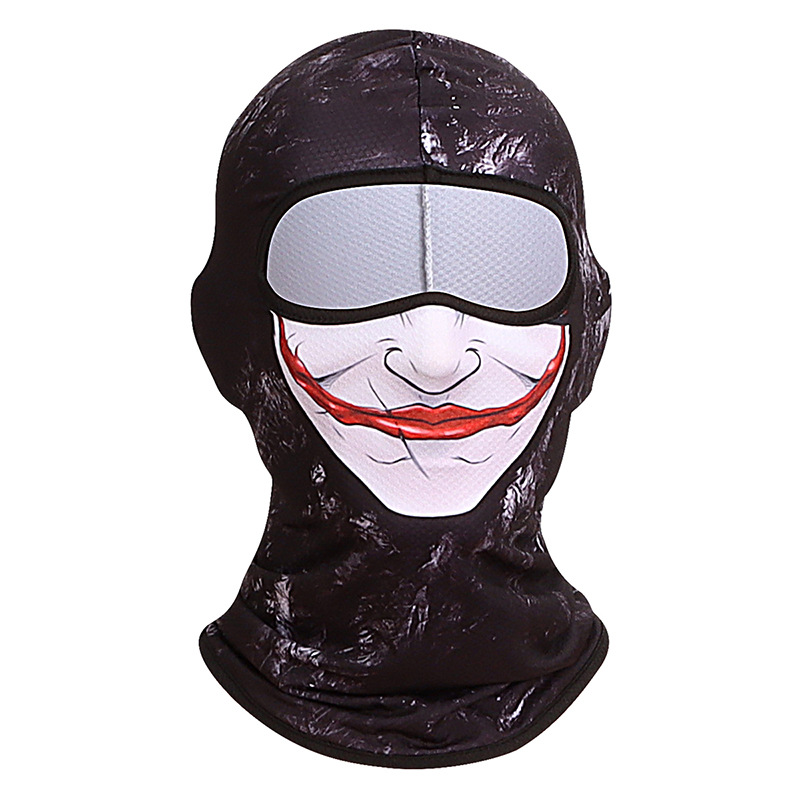 Spot UV Protection Mask Outdoor Riding Sunscreen Headgear Ice Sense Full Face Mask Motorcycle Helmet Lining Men