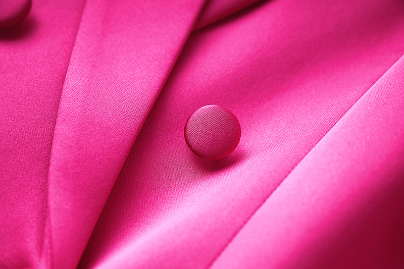 High-end French Retro Spring and Summer Sanding Bright Noodles Niche Design Suit Jacket Vest Skirt Three-piece Set_voghion.com
