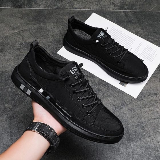 Men's sneakers 2021 autumn new cross-border Hot Ice Silk breathable casual men's sneakers European station men's shoes wholesale