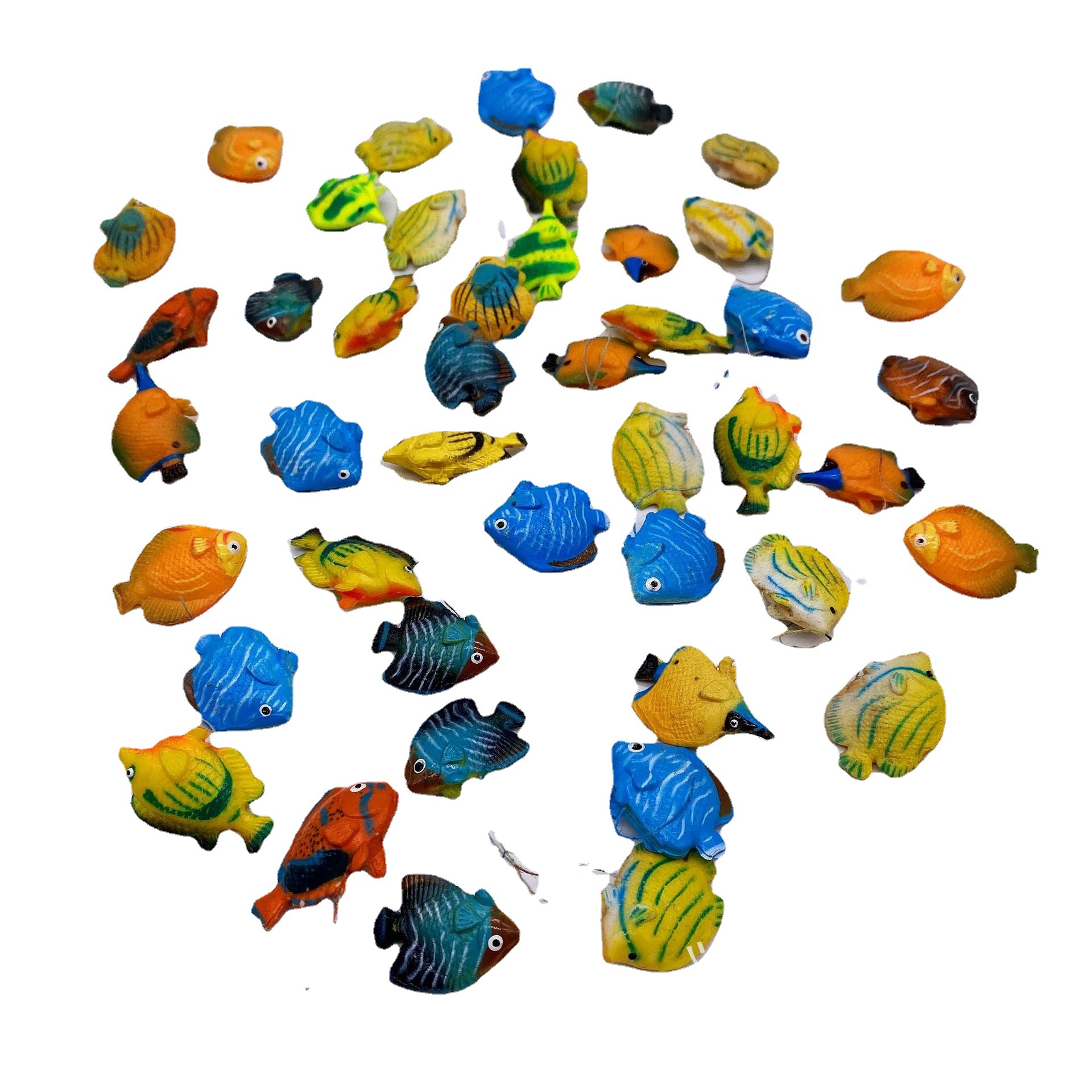 Children's toy mini plastic fish children's water toy floating fish egg toy gift