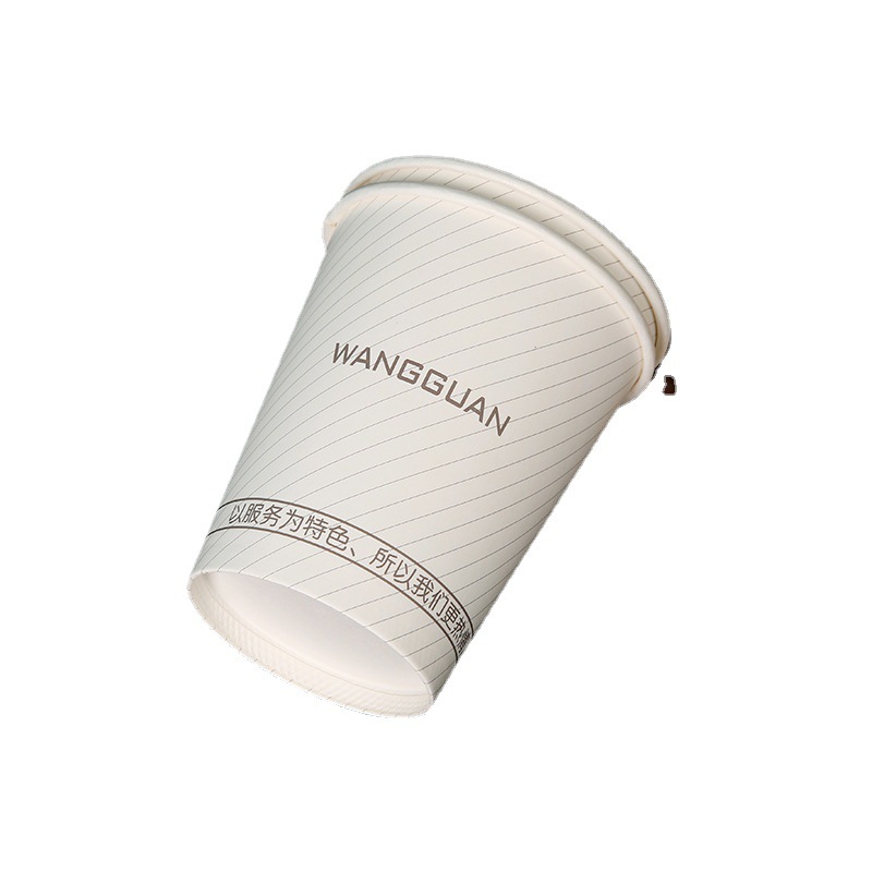 Disposable paper cup custom coffee cup custom 9 oz thick office commercial advertising cup custom printed logo