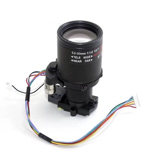 Electric zoom 5-50 2MP + IRCUT automatic focus HD network Chuangwei video LENS CW LENS