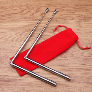 Stainless Steel Antenna Telescopic Folding Dragon-Seeking Ruler Pair of Detector Stick Detector