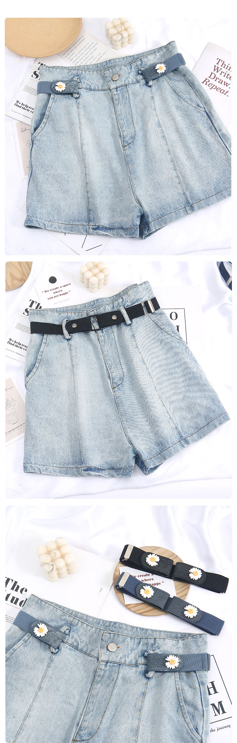 Source Factory Jeans Belt Traceless Elastic All-match Invisible Adjustable Men's and Women's Punch-free Lazy Belt_voghion.com