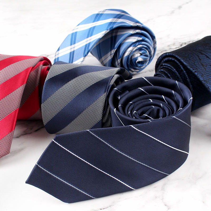 Fashion Casual Korean style narrow tie 6cm men's formal wear business administrative wedding striped hand tie tie in stock