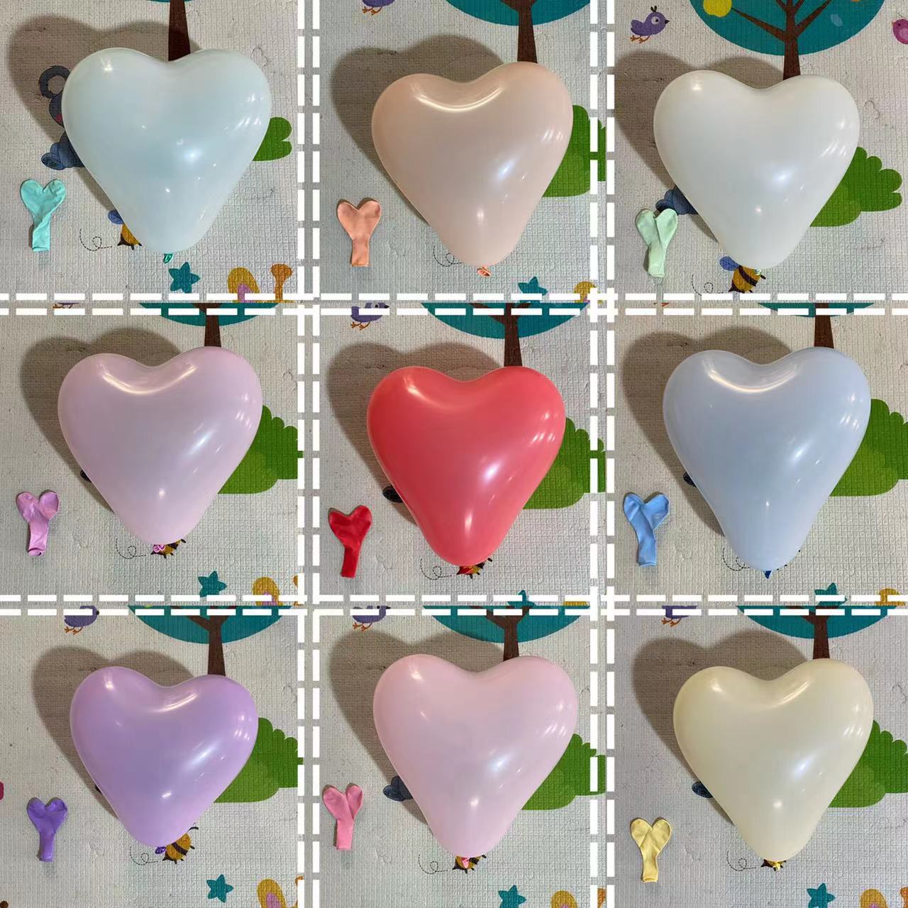 2.2g macaroon balloon 10 inch thick latex balloon heart-shaped macaroon wedding wedding decoration scene layout